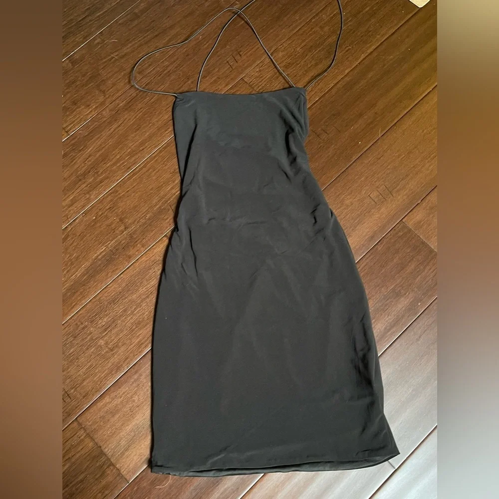 NWT - Tiger Mist Black Backless Dress - Picture 2 of 6
